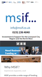 Mobile Screenshot of msif.co.uk
